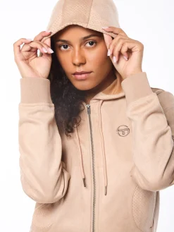 Women's Camoscio Hoodie- Humus