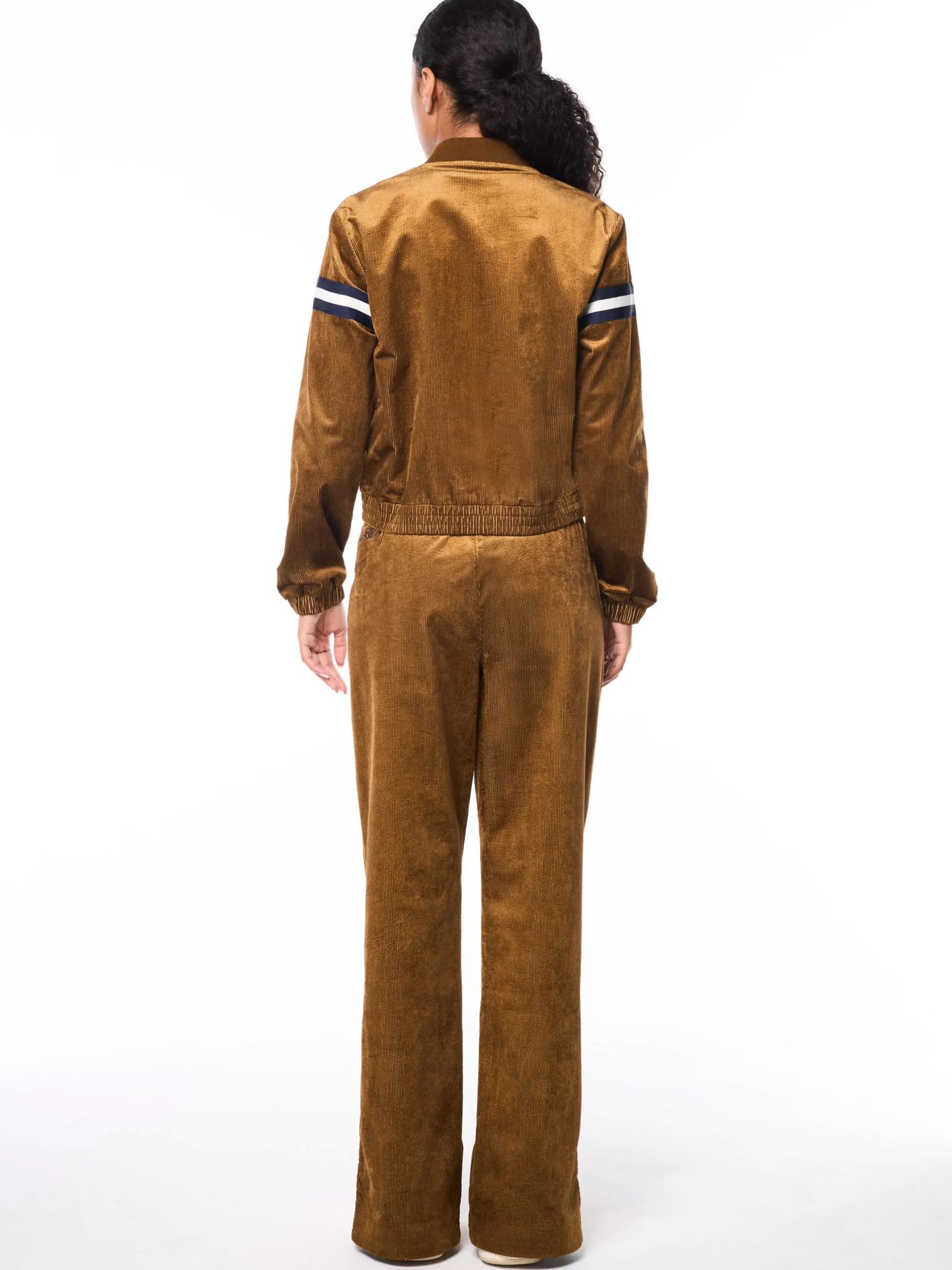 Women's Cordurato Track Jacket- Bronze Brown