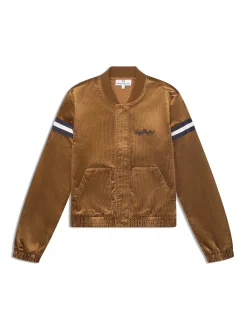 Women's Cordurato Track Jacket- Bronze Brown