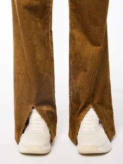 Women's Cordurato Track Pant- Bronze Brown