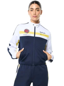 Women's Corsa Track Jacket- Maritime Blue