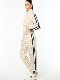 Women's Damarindo Check Track Jacket- Humus