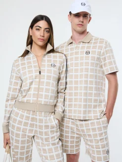 Women's Damarindo Check Track Jacket- Humus