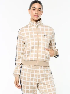 Women's Damarindo Check Track Jacket- Humus