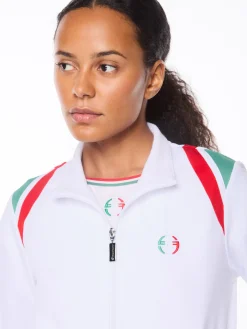 Women's Eredita Track Jacket-Brilliant White