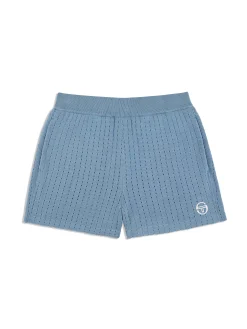 Zola Knit Short- Faded Denim